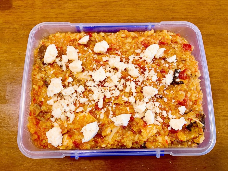 減量飯　玄米のトマトリゾット（マグマ）の画像