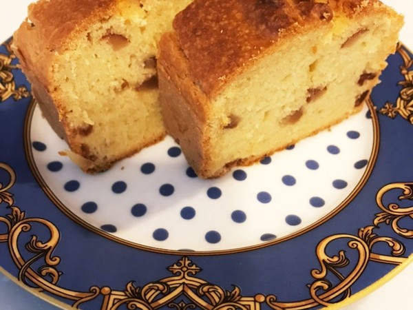【グルテンフリー】甘納豆のパウンドケーキ