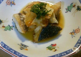 ブリの竜田揚げ☆生姜ねぎソース♪