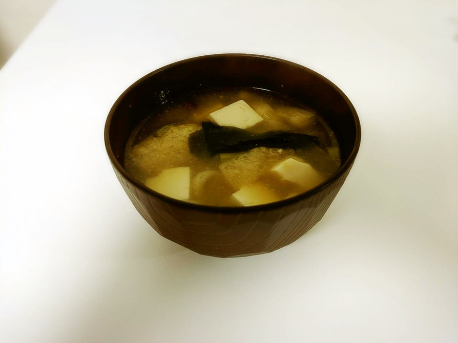 安心の味の王道お味噌汁の画像