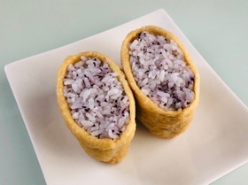 ゆかりご飯の白だしお稲荷さん