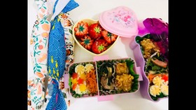 親子遠足のお弁当 6歳と母の分