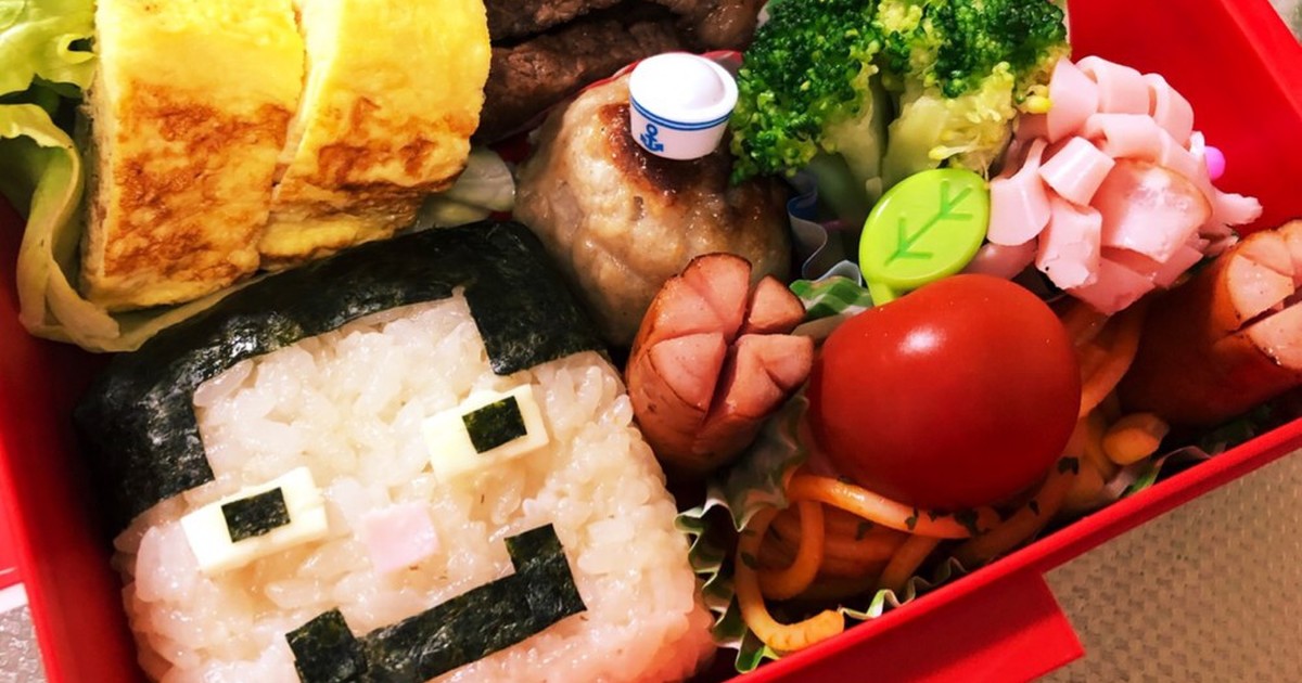 マイクラ スティーブ キャラ弁 レシピ 作り方 By マイマイ クックパッド
