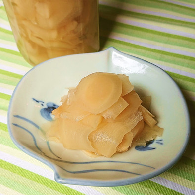 【野菜ソムリエ】新生姜の甘酢漬けの写真