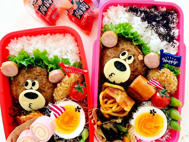 キャラ弁 くまちゃん ハンバーグ レシピ 作り方 By Maco Rmj クックパッド 簡単おいしいみんなのレシピが371万品