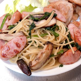 醤油バターパスタ