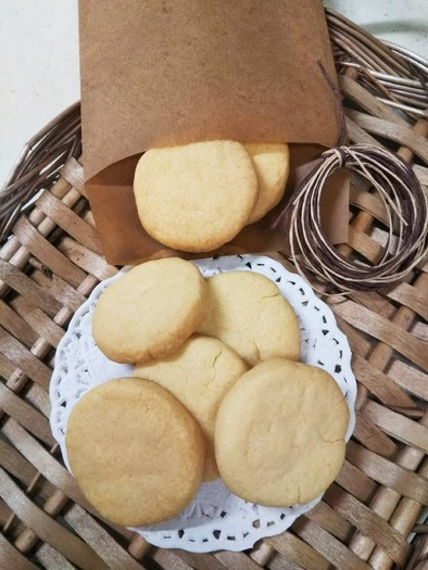 袋で簡単サクサクアイスボックスクッキーの写真