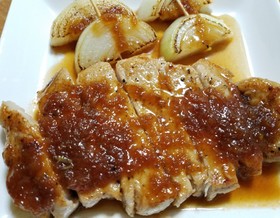 豚肩ロースのソテー 玉ねぎソース
