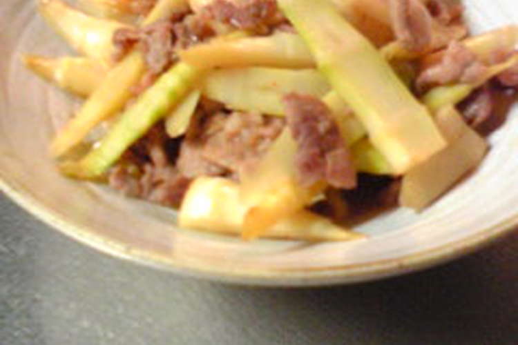 笹竹と豚バラの甘味噌炒め レシピ 作り方 By うにっと クックパッド 簡単おいしいみんなのレシピが374万品