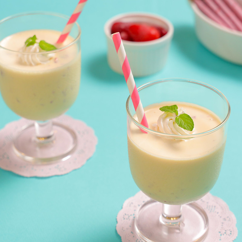 バニラペパーミントミルクシェイクのレシピ