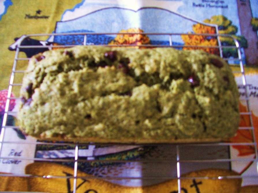 緑茶チョコチップパウンドケーキ♪の画像