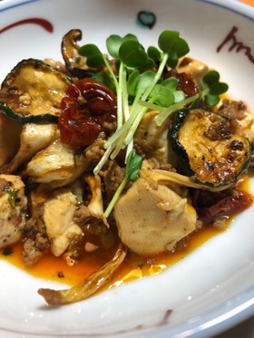 「うまみ彩りミックス」麻婆豆腐