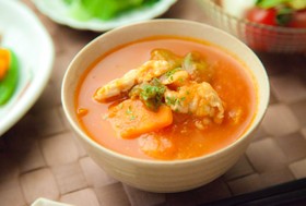 トマ豚汁⁂ヘルシー野菜の食べるスープ