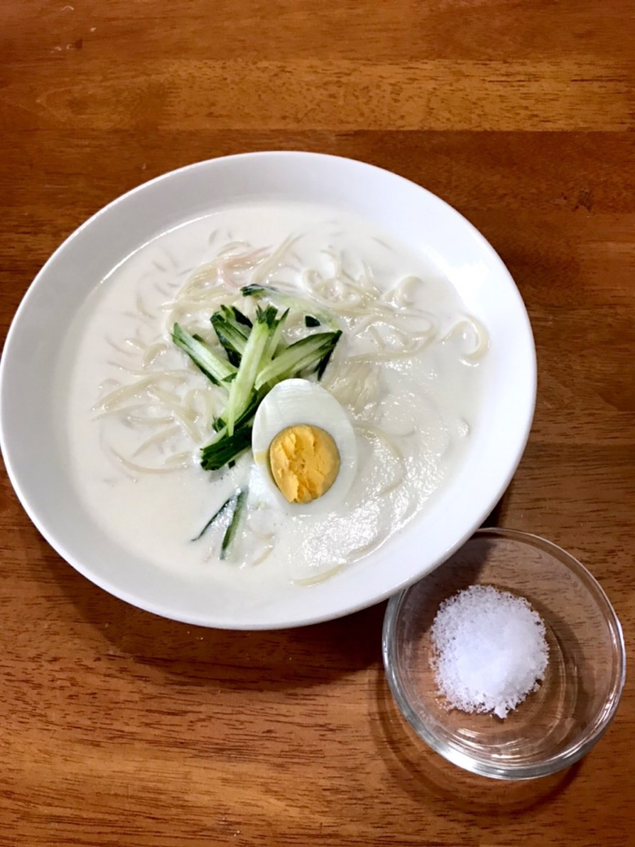 韓国ダイエット☆美肌効果の豆乳麺の画像