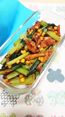 弁当・常備菜に!小松菜のオイスター炒め