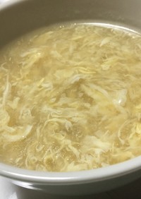 シンプルな卵スープ