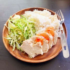 極ウマ味ぽん鶏ハム⭐️カオマンガイ応用