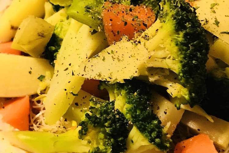 ブロッコリー スプラウトの温野菜サラダ レシピ 作り方 By Bistromiti クックパッド 簡単おいしいみんなのレシピが356万品