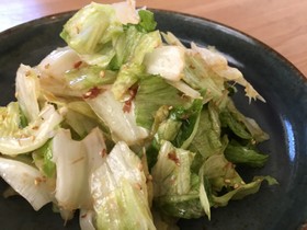 簡単無限レタスサラダ