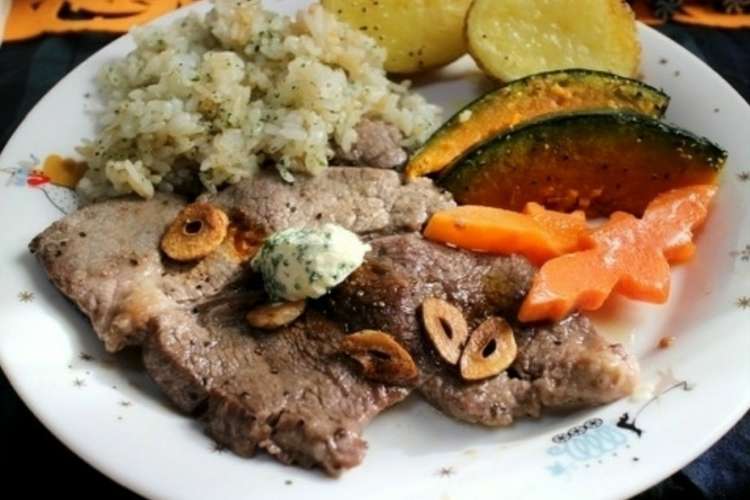 安いお肉で がっつりステーキ レシピ 作り方 By ぽたる クックパッド