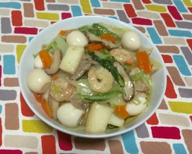 超簡単☆たっぷり大盛り1人前の中華丼☆