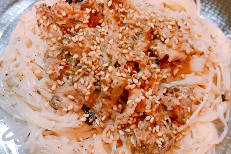 鯖の味噌煮缶で簡単そうめんサラダ レシピ 作り方 By ゆきんこ07 クックパッド 簡単おいしいみんなのレシピが360万品