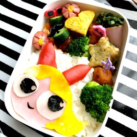 パワーパフガールズキャラ弁☆簡単