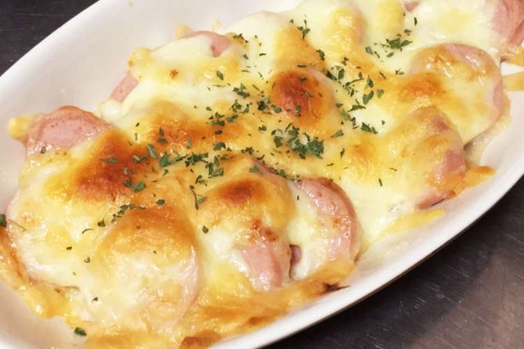 魚肉ソーセージチーズ焼き レシピ 作り方 By Sun1 クックパッド 簡単おいしいみんなのレシピが352万品