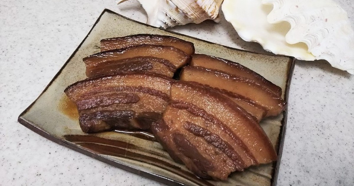 沖縄の味 簡単ラフテー 三枚肉煮付け レシピ 作り方 By うちなぁんチュ クックパッド 簡単おいしいみんなのレシピが354万品