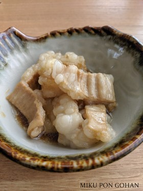 だしまろ酢で簡単!牛ホルモンのさっぱり煮
