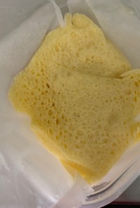 レンジで簡単!チーズ風味の蒸しパン