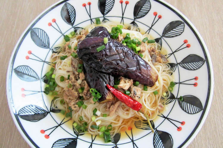 揚げ茄子とサバ缶のぴり辛そうめん レシピ 作り方 By クックgonbao クックパッド 簡単おいしいみんなのレシピが360万品