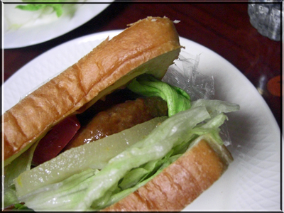 ♡食パンハンバーガー♡の画像