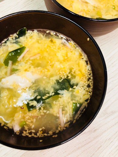 市販の卵スープにプラス☆簡単中華スープの写真