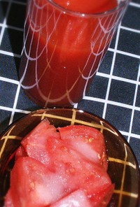 甘いトマト、甘いトマトジュース（無塩）