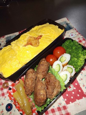 野菜たっぷり男子弁当 24