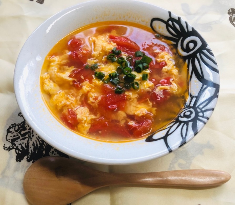 トマたまスープ(おかずくん再現レシピ)の画像