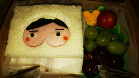 キャラ弁♪おしりたんてい♪サンドイッチ