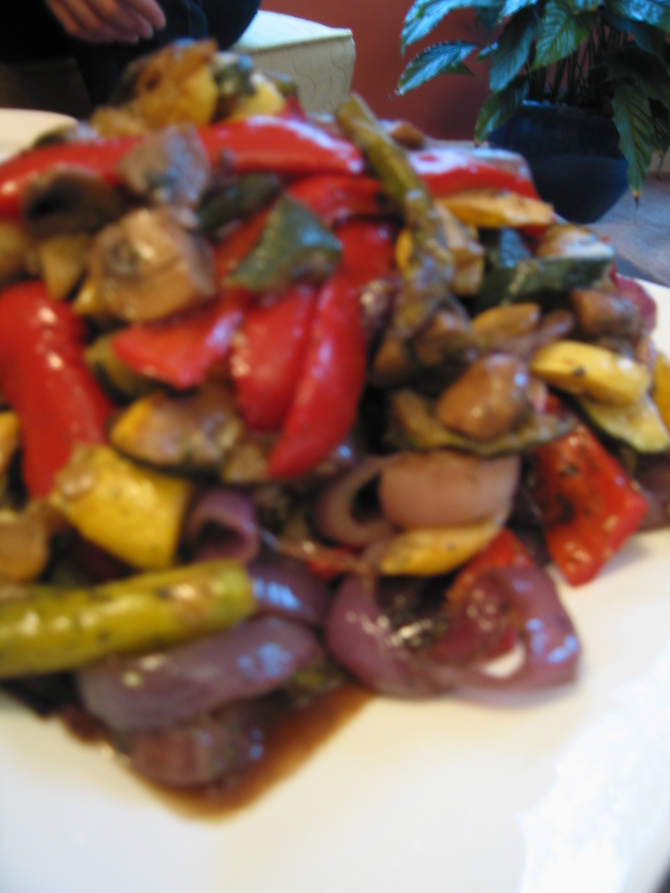 有機野菜のグリル焼きサラダの画像
