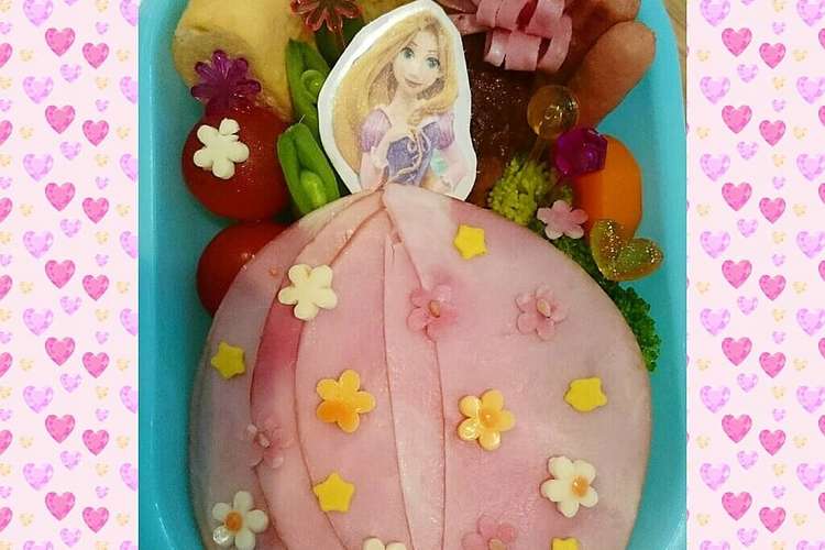 自作ピックで作るラプンツェルのキャラ弁 レシピ 作り方 By リッキーブルー クックパッド