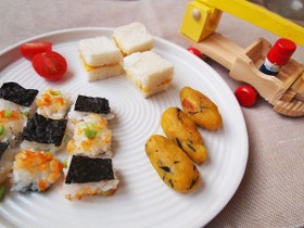 【離乳食】ベビポタ簡単南瓜サンドイッチ