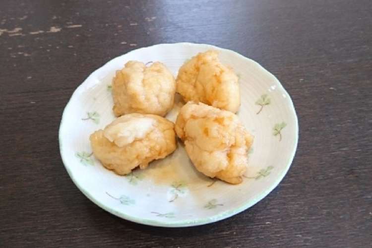 小麦粉と水で 節約 みたらし団子風 レシピ 作り方 By 食いしんぼうチータ クックパッド 簡単おいしいみんなのレシピが366万品