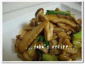 豚バラ肉とたっぷり野菜のオイスター炒め