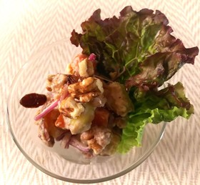 さつま芋と人参と木の実のサラダ♪