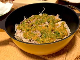 豚ともやしの重ね蒸し