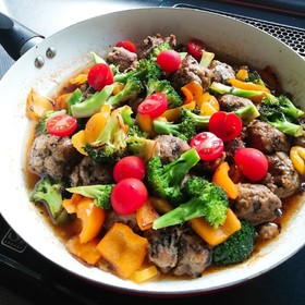簡単に色鮮やかなあんかけを作る方法