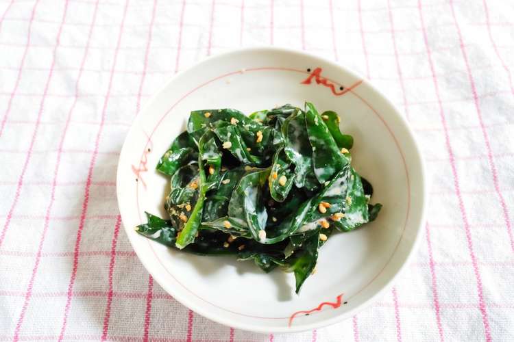 おかわかめのマヨごま和え レシピ 作り方 By 桃仙人 クックパッド 簡単おいしいみんなのレシピが357万品