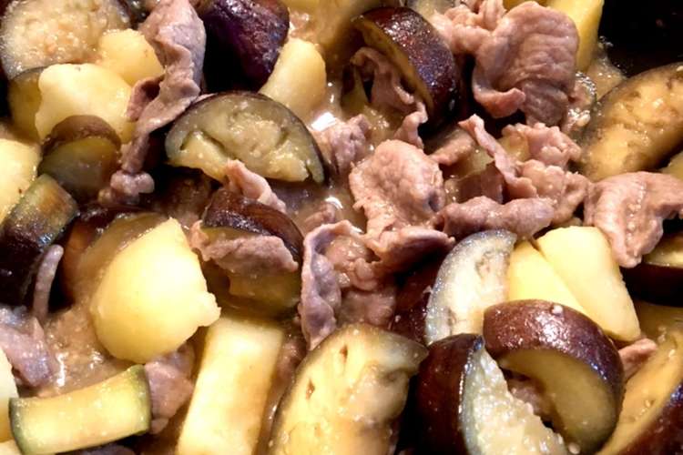 なすと豚肉とじゃがいもの味噌炒め レシピ 作り方 By とろろめい クックパッド 簡単おいしいみんなのレシピが361万品