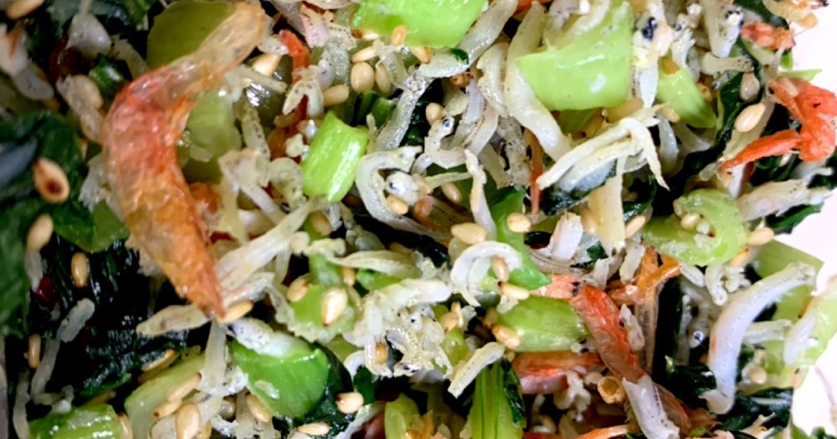 旨ーい！小松菜ちりめんふりかけ♡ by ぽこみちぃ 【クックパッド】 簡単おいしいみんなのレシピが355万品