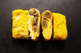 いわしつみれの卵焼き